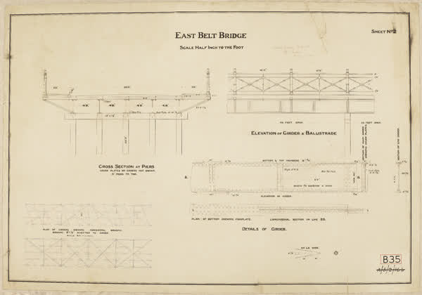 East Belt bridge, 1901
