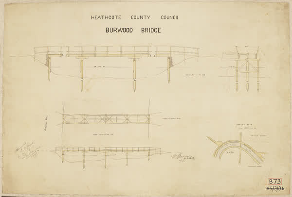 Heathcote County Council Burwood Bridge, 1921