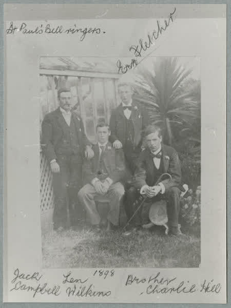 St Paul’s bell ringers, 1890