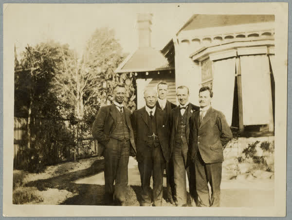 T. J. C Wilkins and friends, 1920