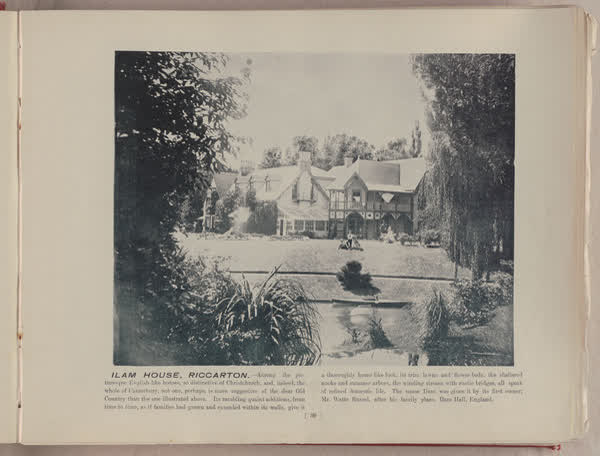 Ilam House, Riccarton, 1896