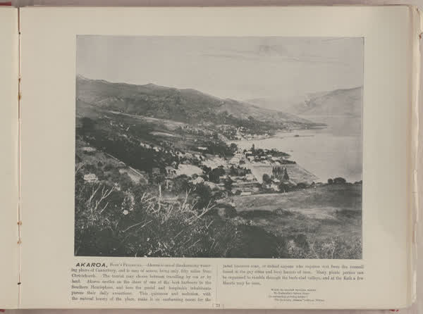Akaroa, Banks Peninsula, 1896