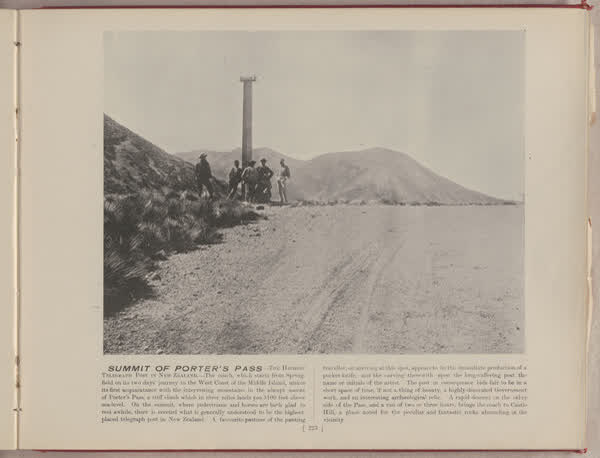 Summit of Porter's Pass, 1896