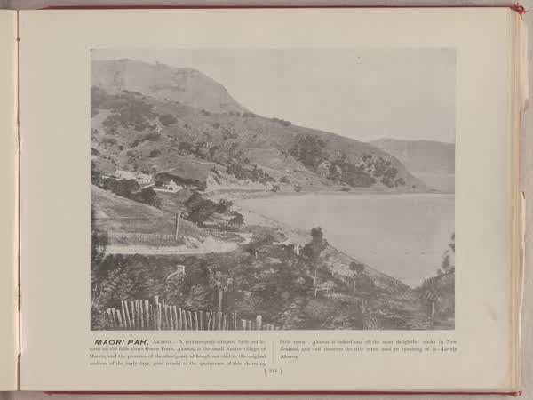 Maori Pah, Akaroa, 1896
