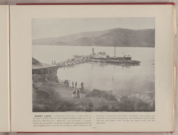 Port Levy, a favourite picnic bay, 1896