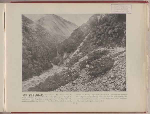 Zig zag road, Otira Gorge, 1896