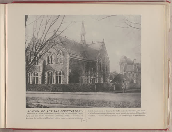 School of Art and Observatory, Christchurch, 1896