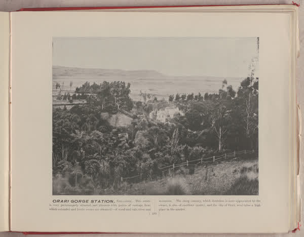 Orari Gorge Station, Geraldine, 1896