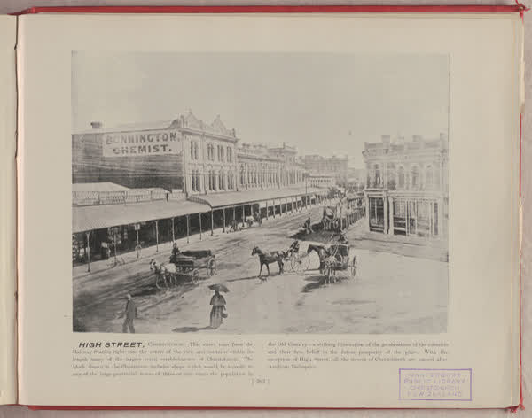 High Street, Christchurch, 1896