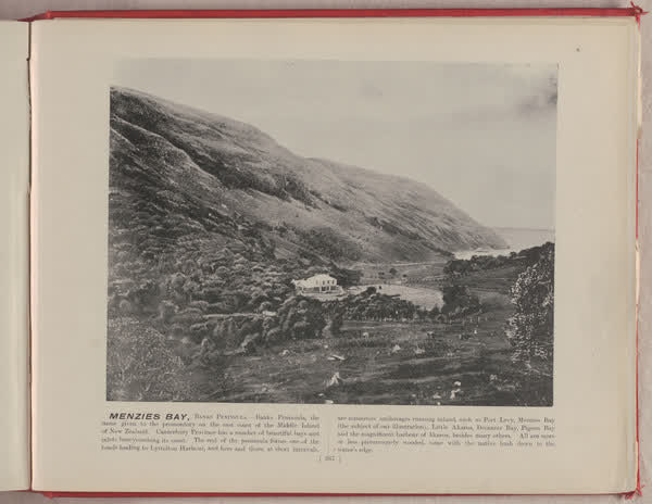 Menzies Bay, Banks Peninsula, 1896
