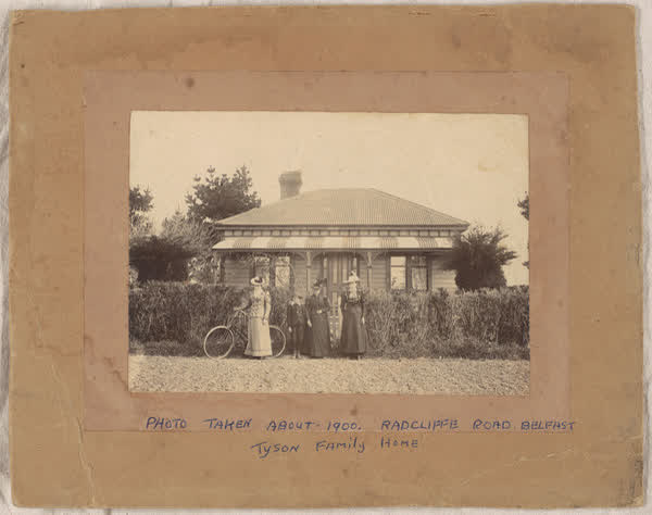 Tyson family home in Belfast, 1900