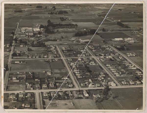 Aerial view of Belfast east, 1930