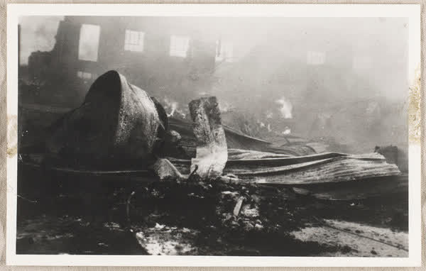Fire at Zealandia Soap and Candle Works, 1930