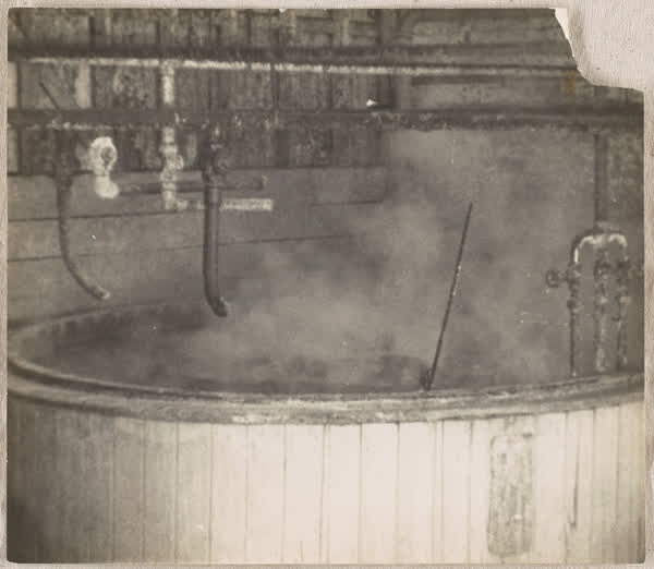 Boiling down vat at Zealandia Soap and Candle Works, 1920