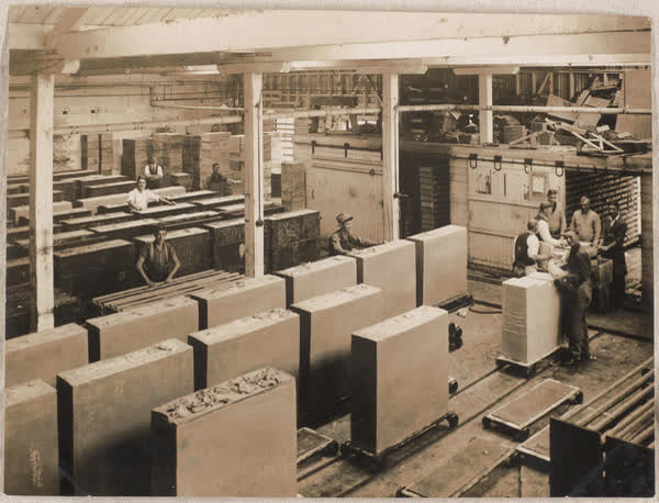 Velvet soap making at Zealandia Soap and Candle Works, 1930