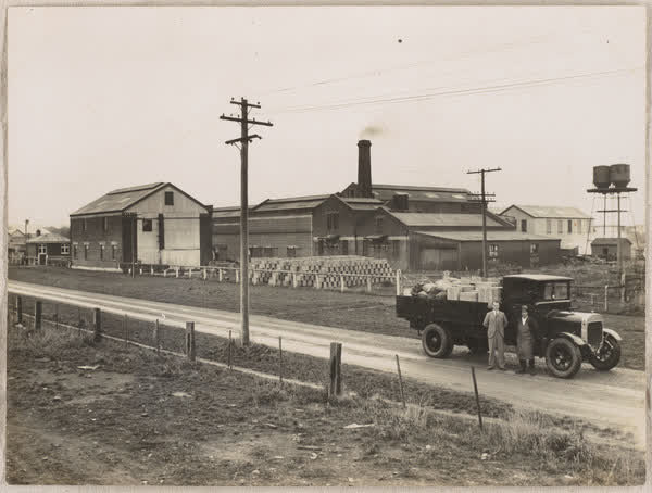 Exterior of Zealandia Soap and Candle Works, 1930