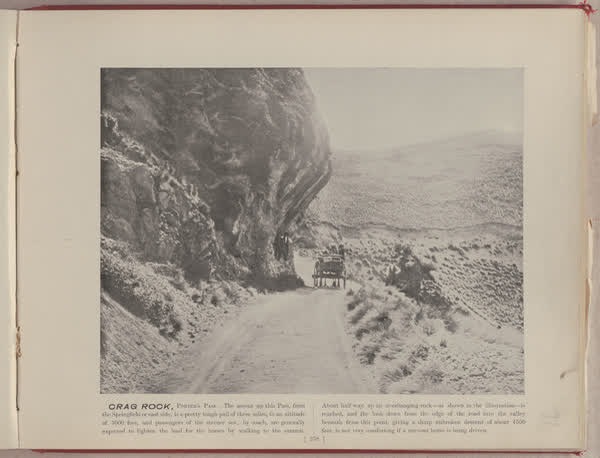 Crag Rock, Porter's Pass, 1896