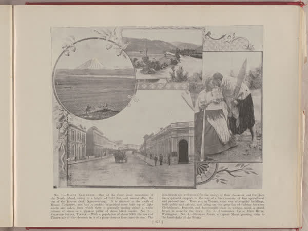 Composite New Zealand scenery, 1896