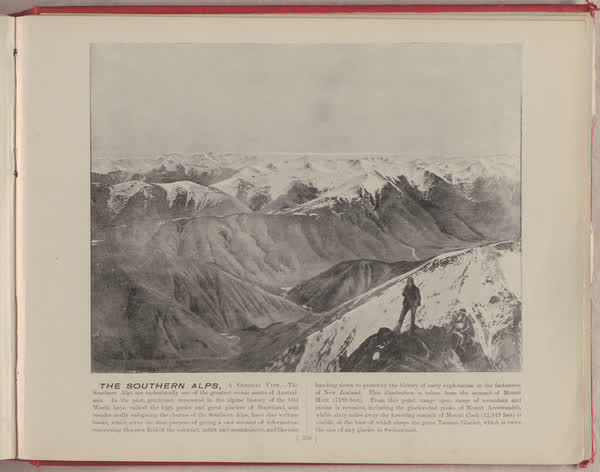 The Southern Alps, a general view, 1896