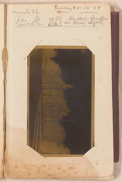 Municipal Chambers [negative mounted in notebook], page 56, 1927