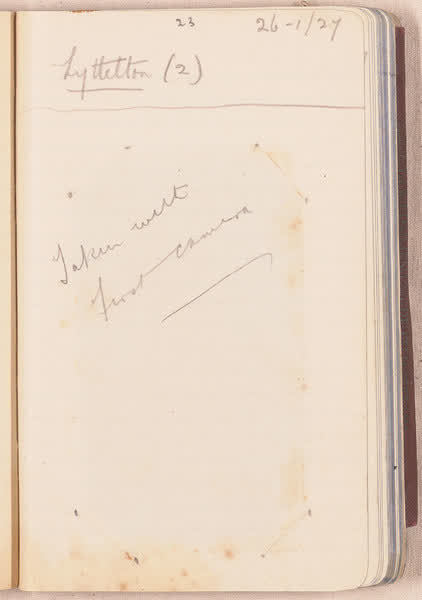 Lyttelton Harbour [Annotation], page 23, 1927