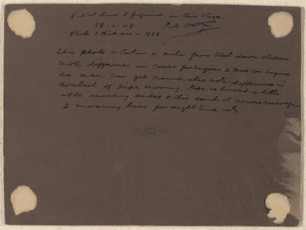 Dredge on the Avon River, reverse, 1926