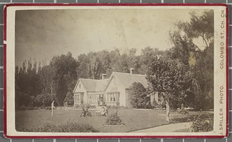 Isabel Baker's home in Christchurch, 1883