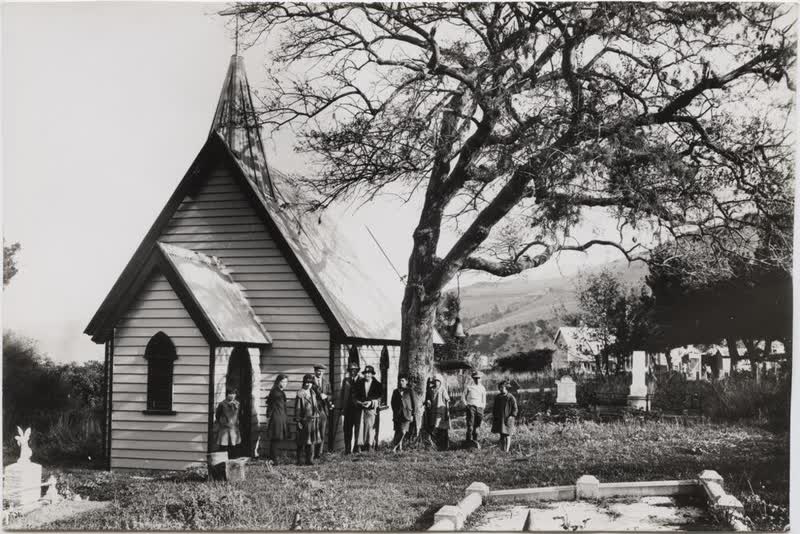 Māori Church, Rapaki, Port Cooper, 1920