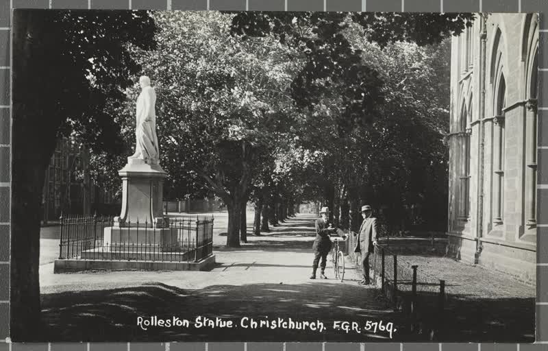 Rolleston Statue, Christchurch, 1917