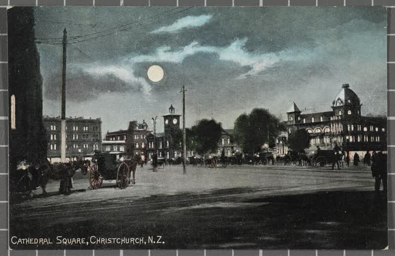 Cathedral Square, Christchurch, 1902