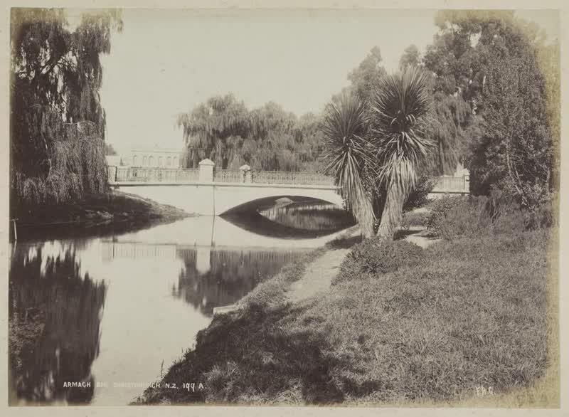 Armagh Bridge, Christchurch N.Z., 1880