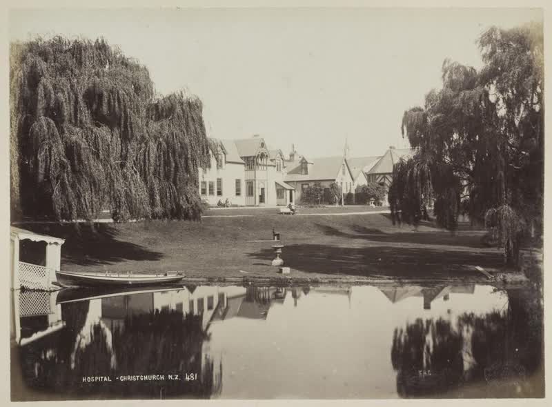 Hospital, Christchurch N.Z., 1880