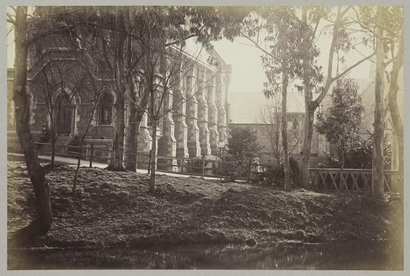 East front of Provincial Council Chambers, Christchurch, 1875