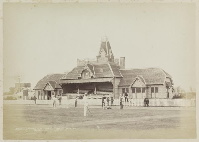 Lancaster Park, Christchurch, 1876