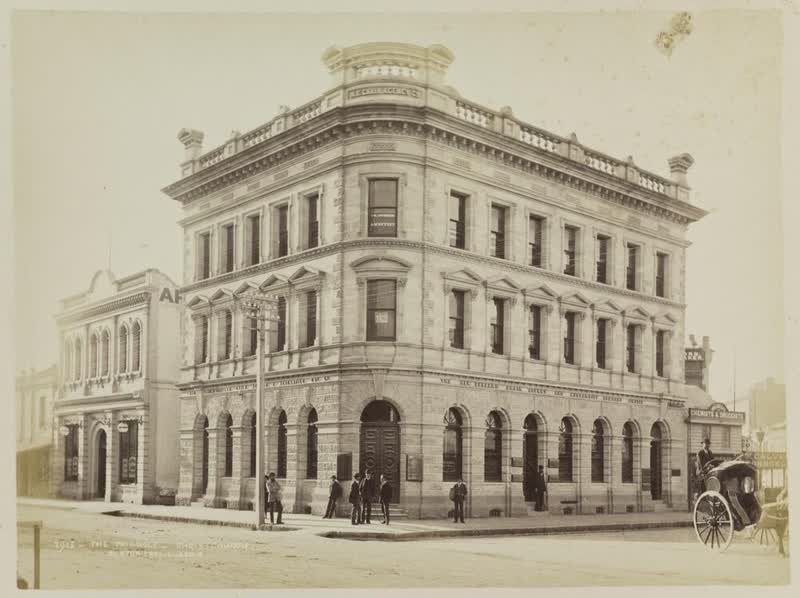 The Triangle, Christchurch, 1876