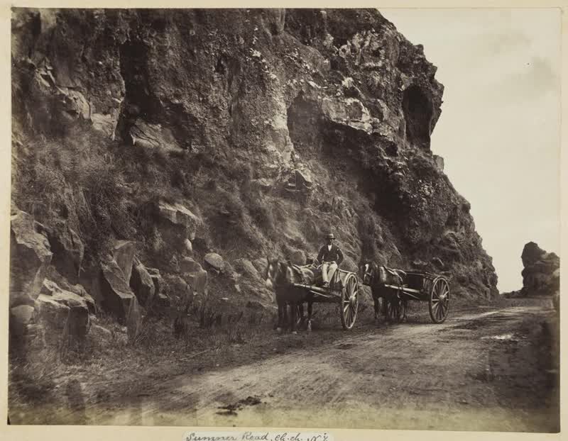 Sumner Road, Christchurch, 1867