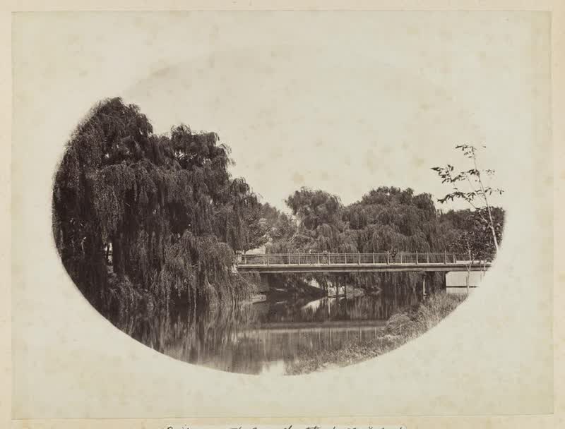 Bridge over the Avon, Christchurch, 1875