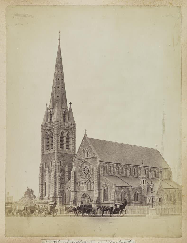 Christchurch Cathedral, New Zealand, 1881