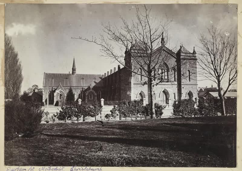 Durham Street Methodist Church, Christchurch, 1870