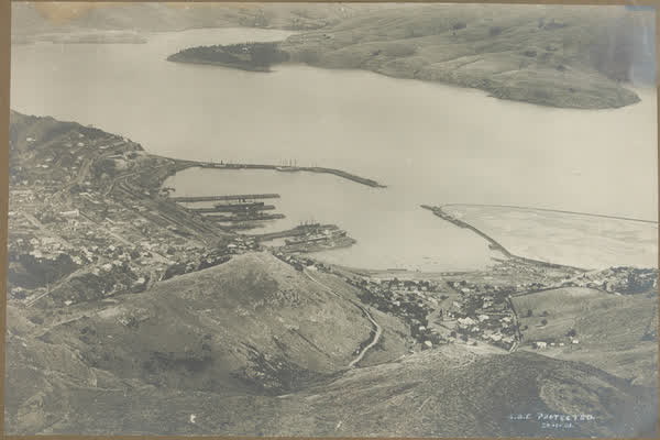Lyttelton and port view, 1881