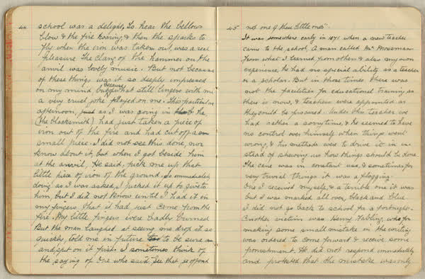 Reminiscences of early days at Brookside, image 24 of 63, 1890