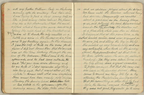 Reminiscences of early days at Brookside, image 38 of 63, 1890