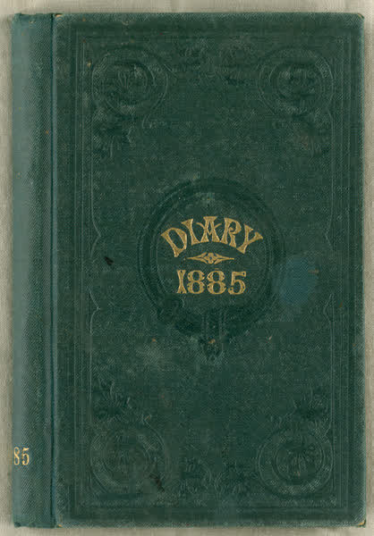 Shipboard diary of Henry Smith, spread 01 of 67, 1880