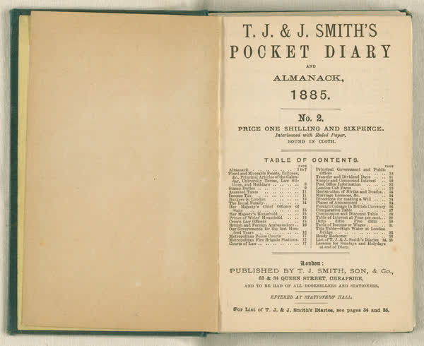 Shipboard diary of Henry Smith, spread 03 of 67, 1880