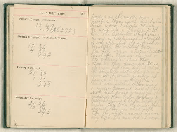 Shipboard diary of Henry Smith, spread 30 of 67, 1880