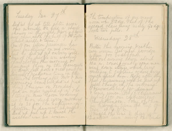 Shipboard diary of Henry Smith, spread 39 of 67, 1880