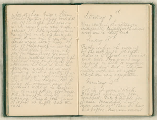 Shipboard diary of Henry Smith, spread 45 of 67, 1880