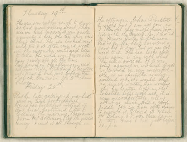 Shipboard diary of Henry Smith, spread 51 of 67, 1880