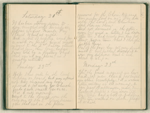 Shipboard diary of Henry Smith, spread 52 of 67, 1880