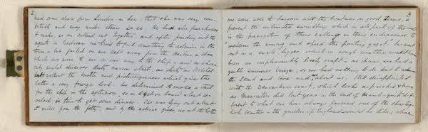 Log on board the S.S. Somersetshire, sheet 04 of 87, 1860